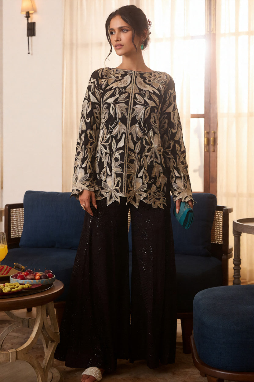 Pink Natural Crepe Co-Ord Set