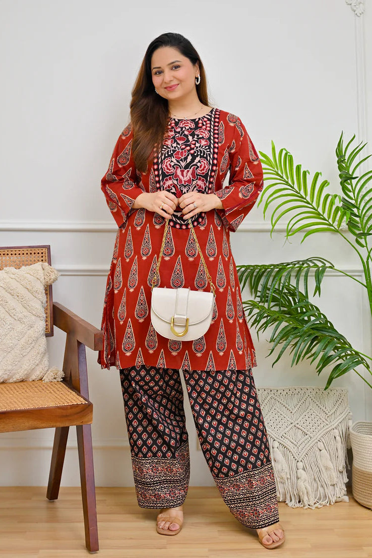 Noor Ajrak Farshi Kurta Set