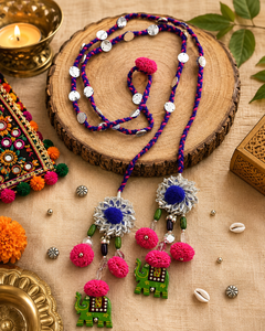 Traditional Gujarati Hair Accessory Handmade Parandi