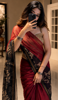 Rangrez Kota Doria Saree