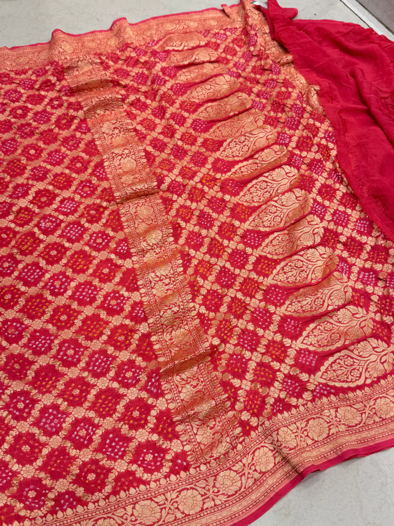 Festive Bandhej Saree