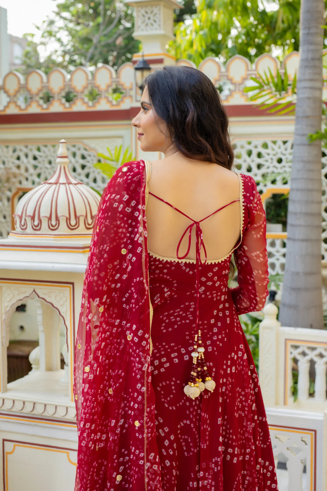 Surkh Riwaayat Printed Anarkali Set