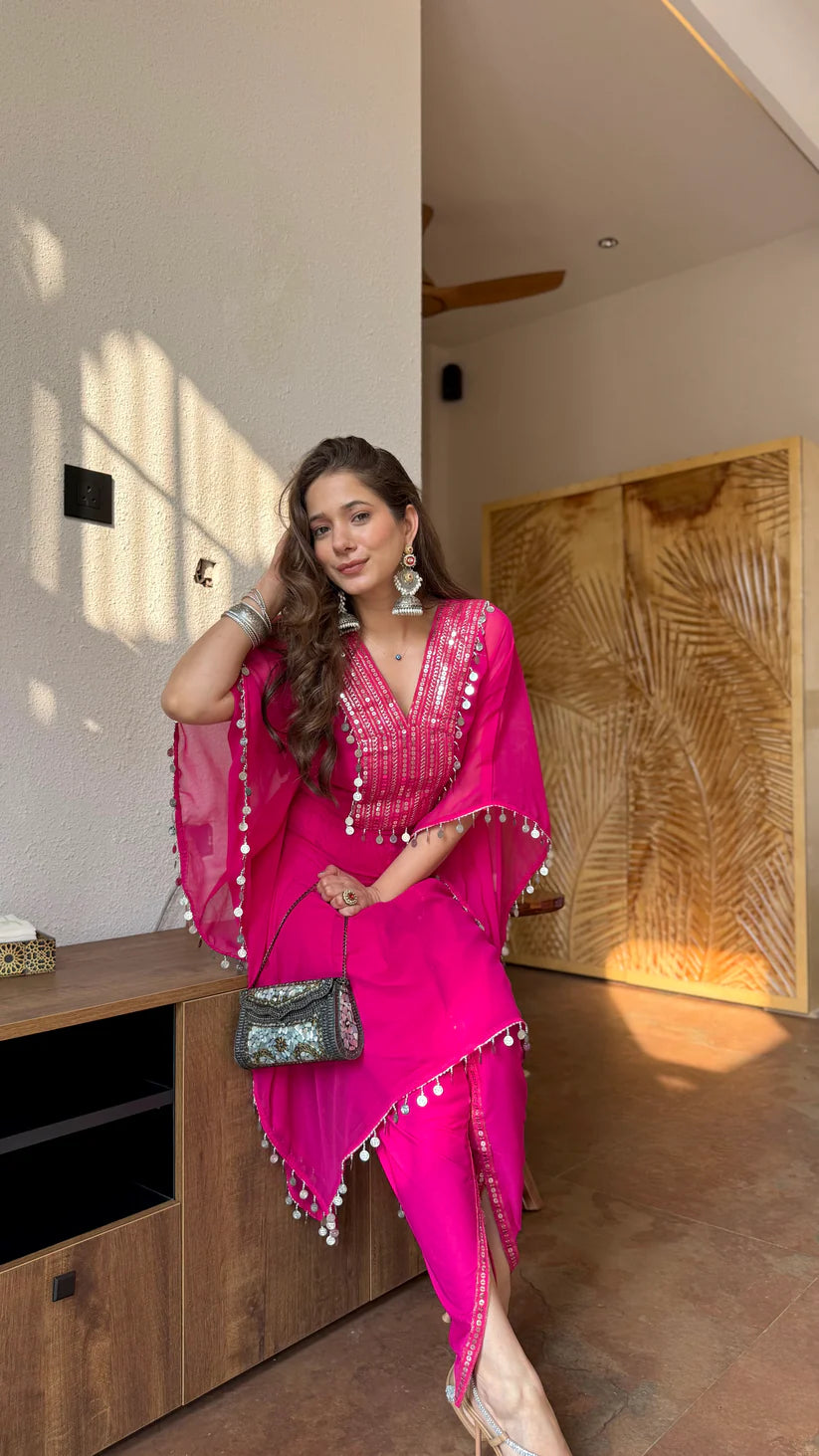 Sunshine Mirror Charm Kaftan Set