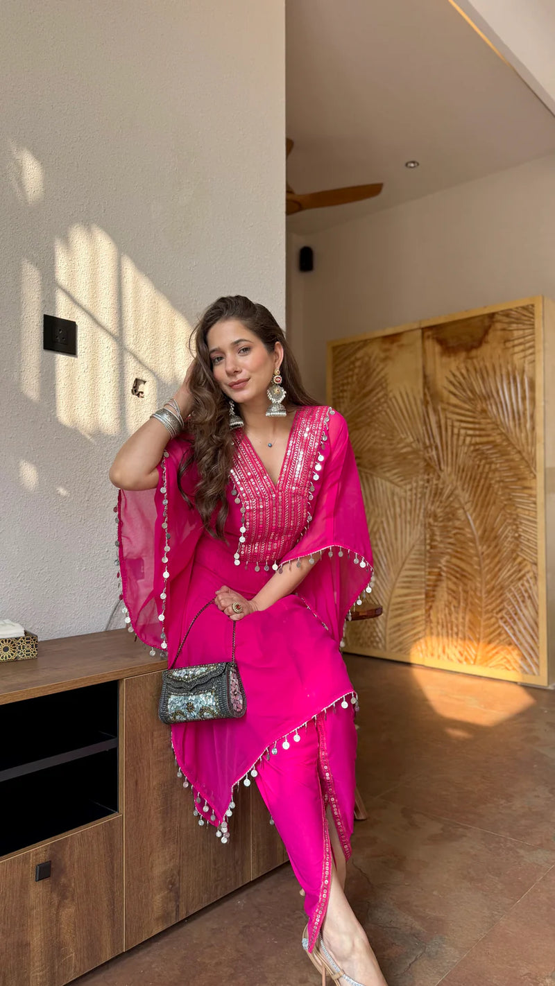 Sunshine Mirror Charm Kaftan Set