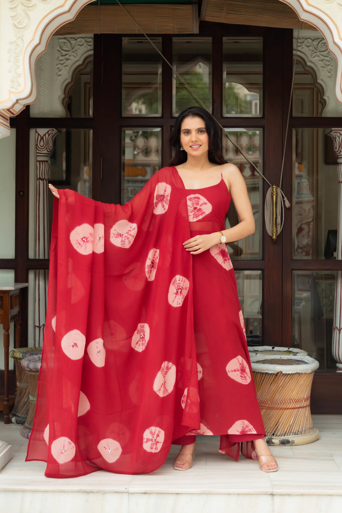 Laal Riwaayat Printed Suit Set