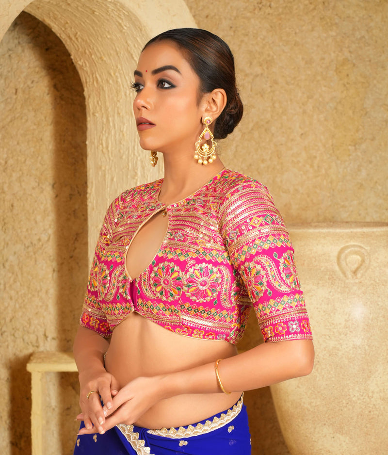 Traditional blouse with modern touch