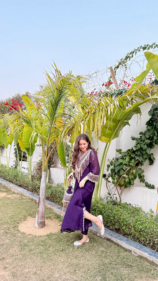 Zarina Fringe Luxe Kaftan – By Reet Lifestyle