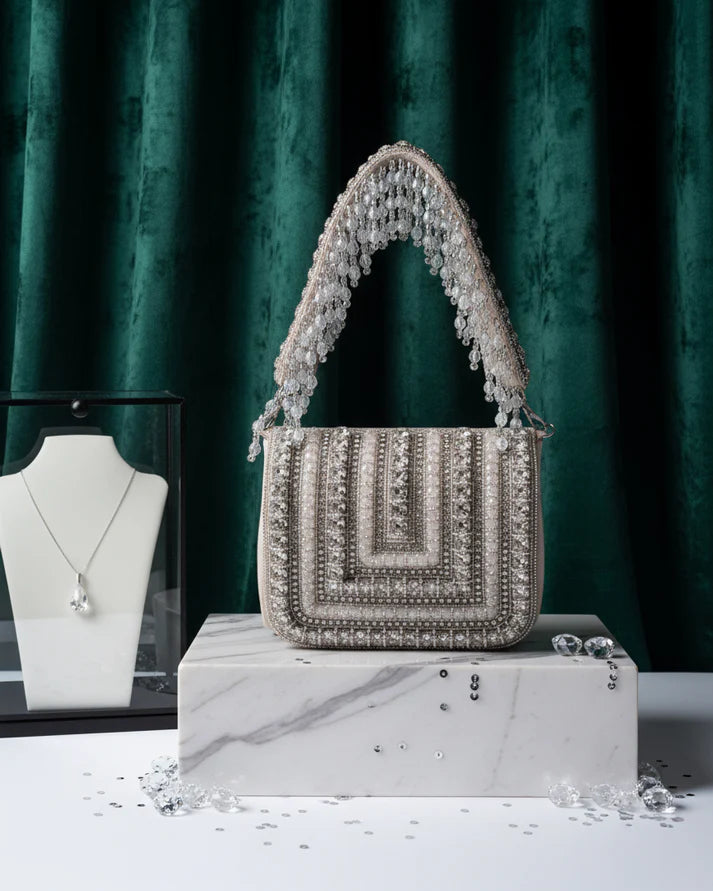 Diana Rhinestone Flap Clutch – By Reet Lifestyle
