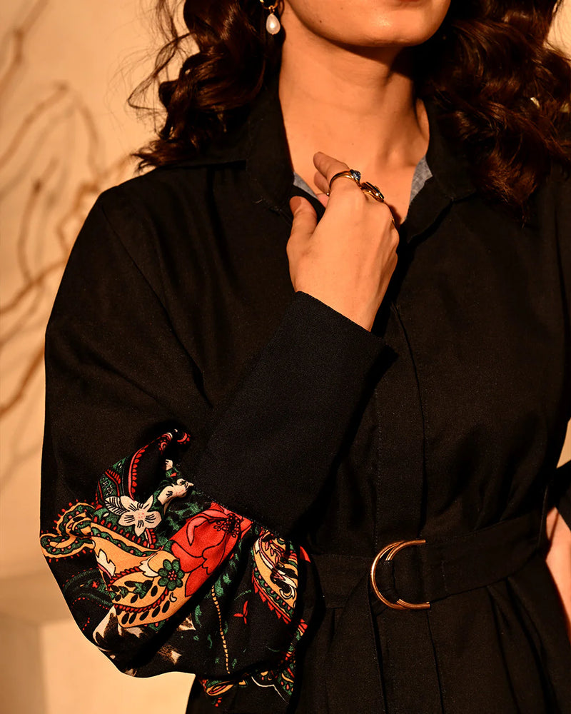 Cotton Rosy Frill Dress