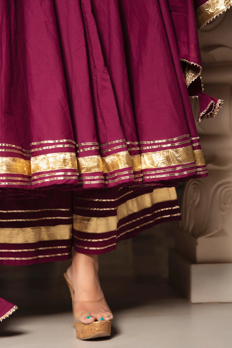 Traditional cotton Anarkali