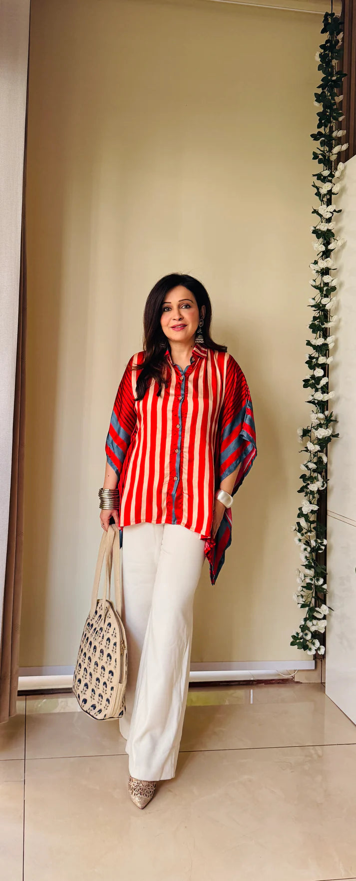 Stripe & Shine Kaftan Top – By Reet Lifestyle