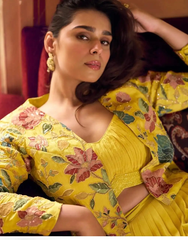 Premium Chinnon Silk Western Set