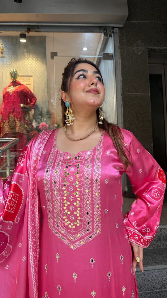 Rangrez Rani Embellished Kurta Set