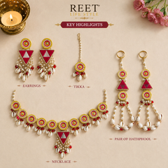 Traditional Handmade Bridal Haldi Jewelry Collection