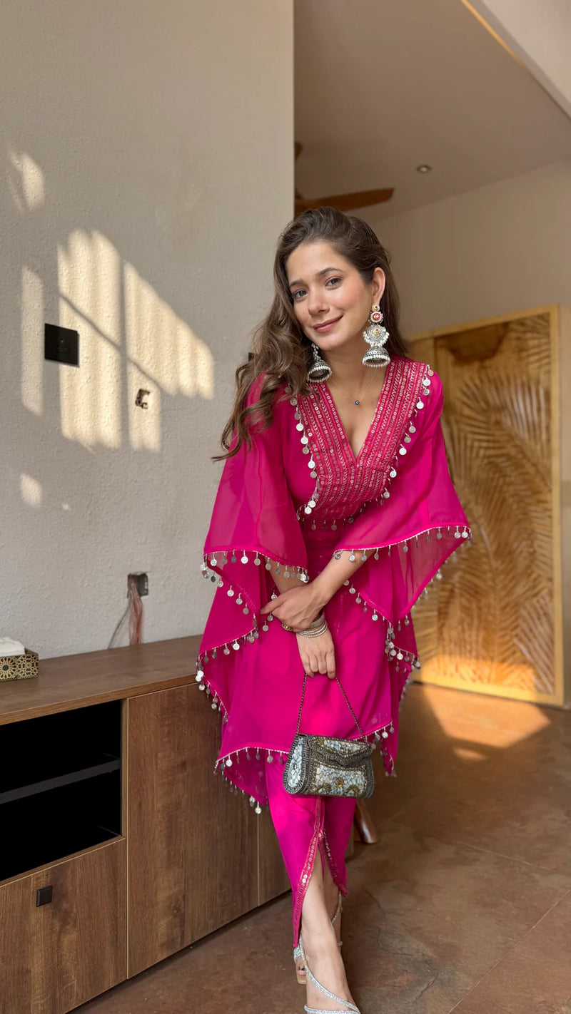 Sunshine Mirror Charm Kaftan Set
