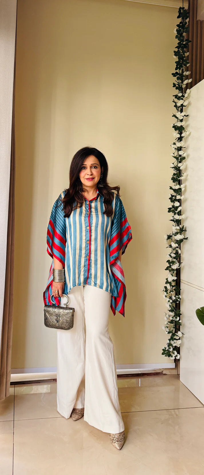 Stripe & Shine Kaftan Top – By Reet Lifestyle