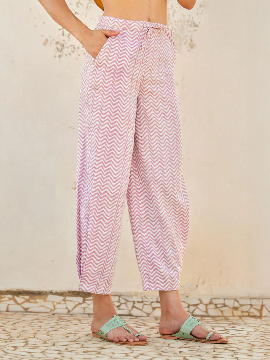 Cotton Kurta pink  & Pant Set- By Reet Lifestyle