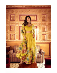 Premium Chinnon Silk Western Set