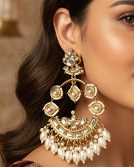 Rangita Designer Premium Chandbali Earrings