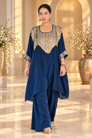 Zara Embellished Kaftaan Palazzo Set