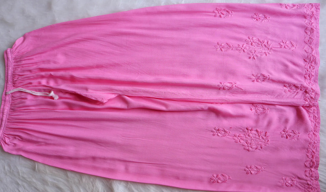 Baby Pink Grace Rayon Two-Piece Set