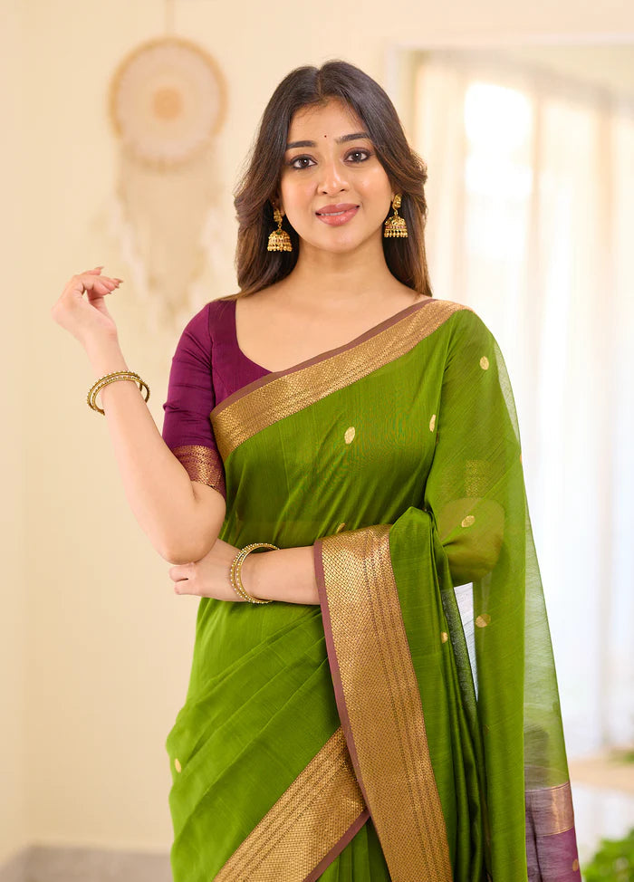 Maheshwari Silk Handloom Cotton Saree