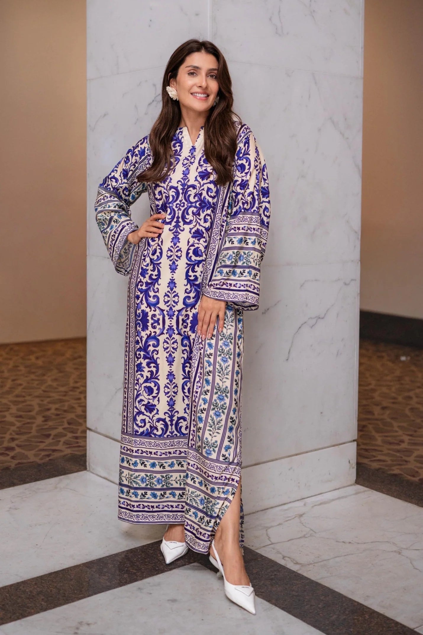 Noor Mahal Muslin Luxe Kaftaan