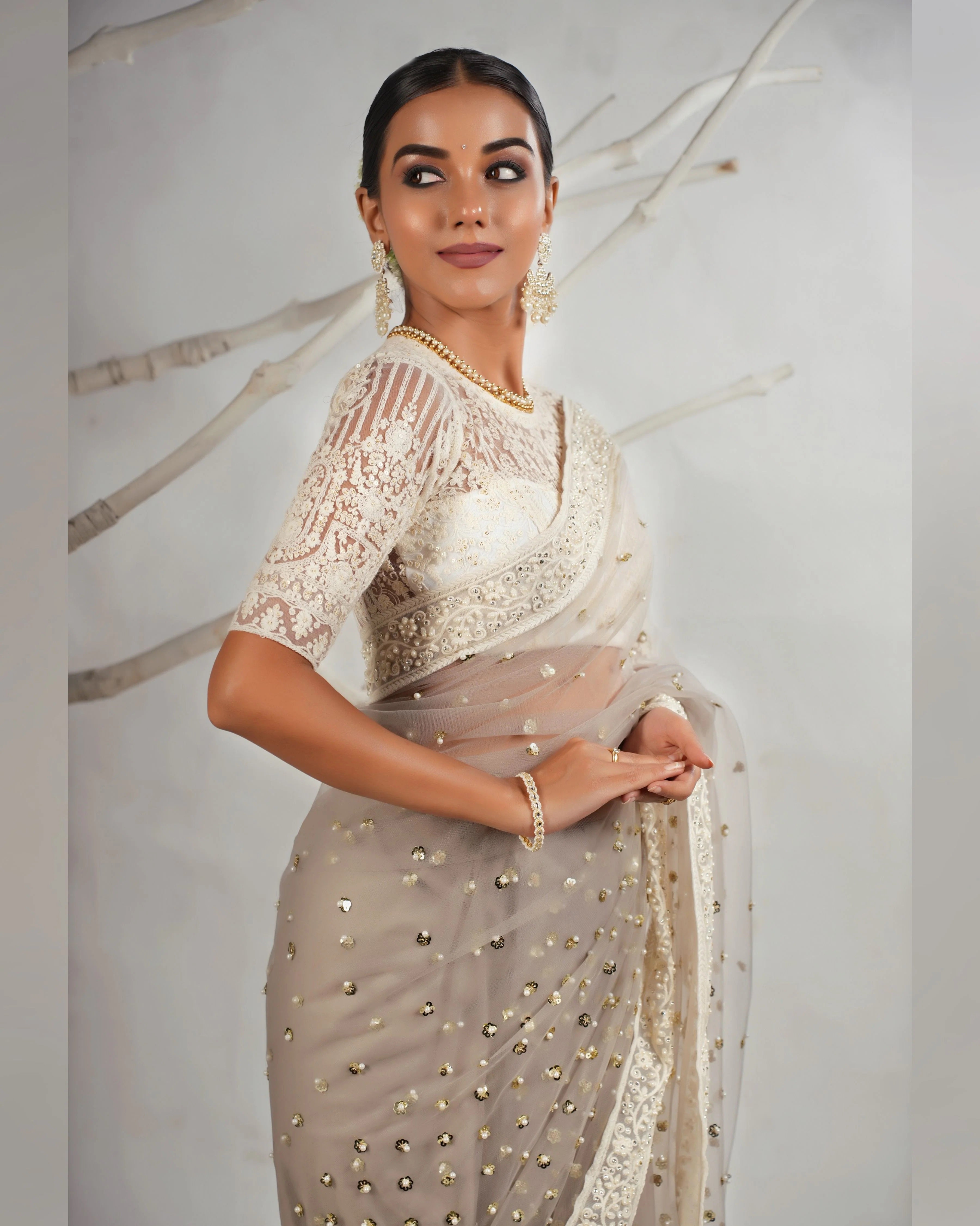 Traditional blouse with modern touch