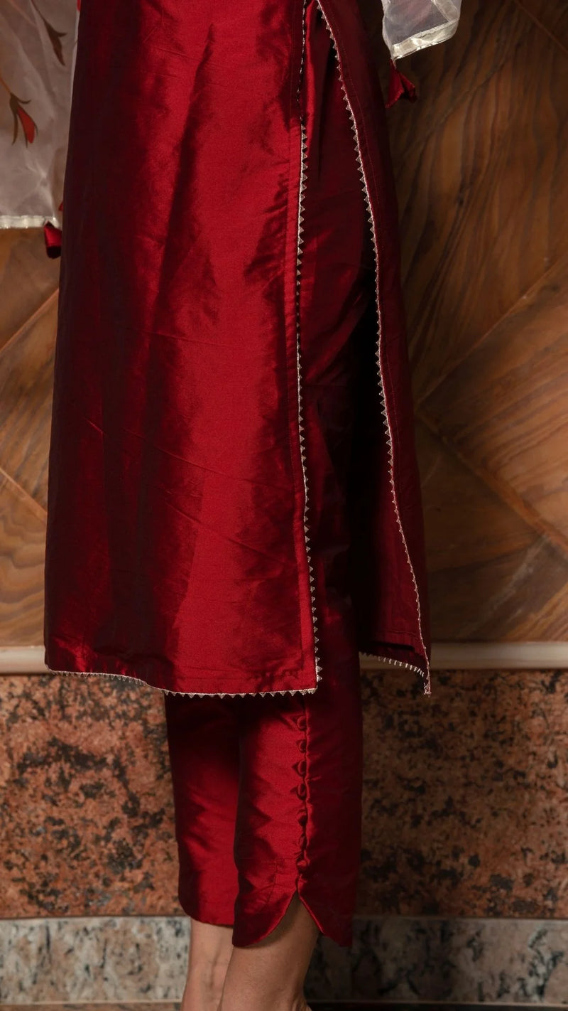 Elegant silk kurta