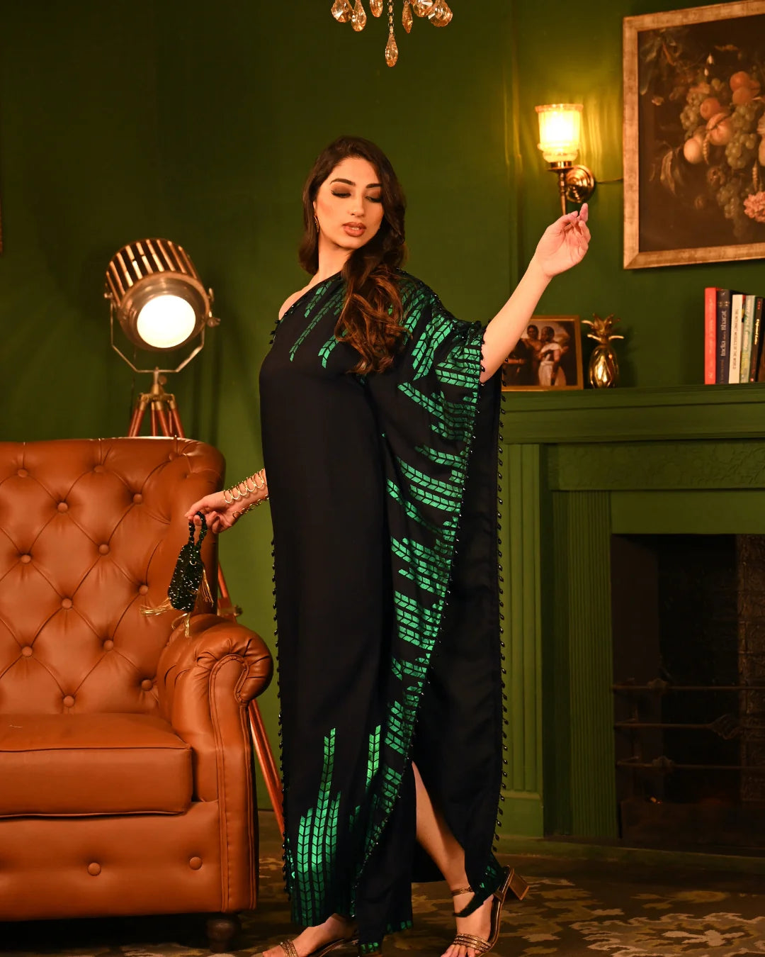 Ankle-length kaftan