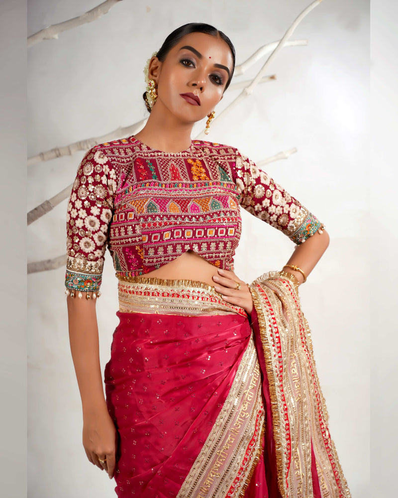 Regal saree for celebrations