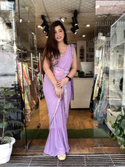 Mukti Embroidered Saree Sharara Set