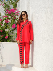 Emerald Lush Leaf Nysha Co-Ord Set