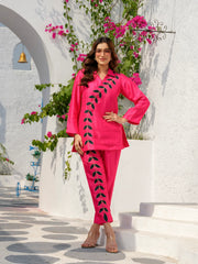 Emerald Lush Leaf Nysha Co-Ord Set