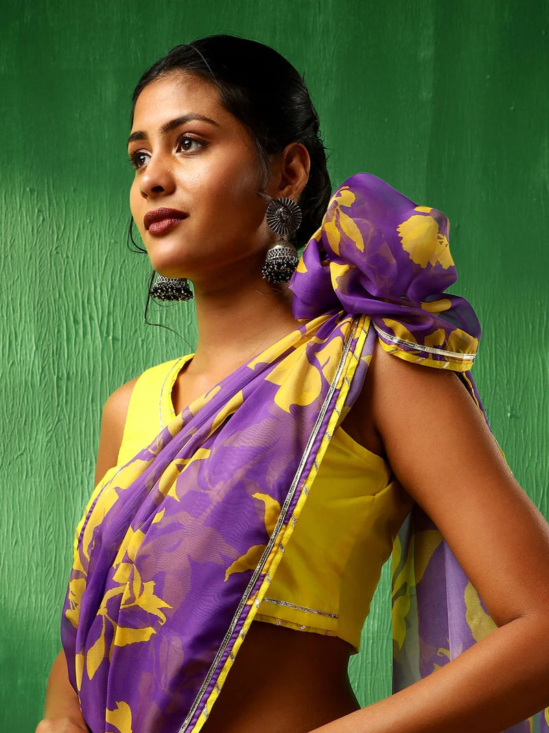 cotton blouse piece saree