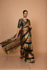 Multicolor Tissue Suprabha Designer Saree