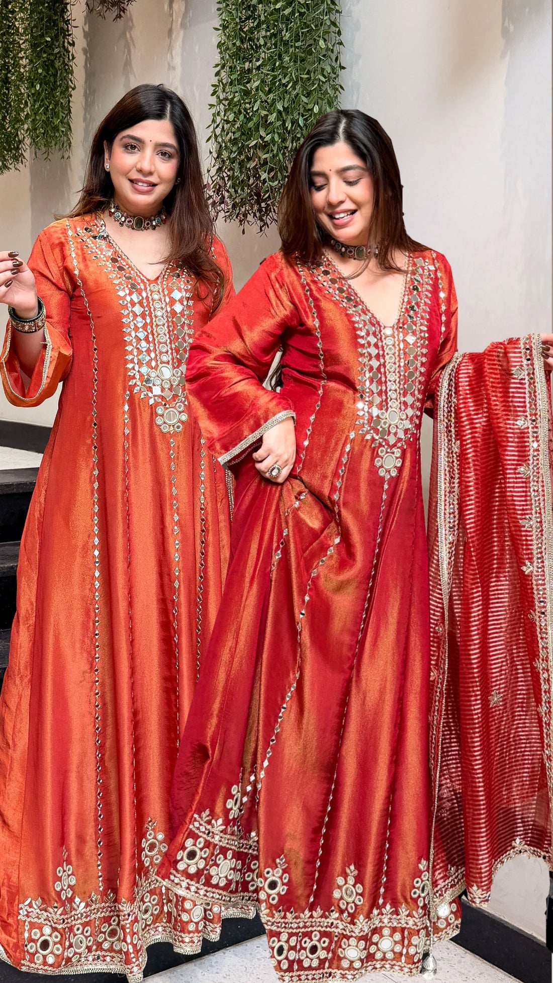 Sunehri Gulnaar Festive Anarkali Set