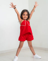 Red Cherry Cheeks Dress