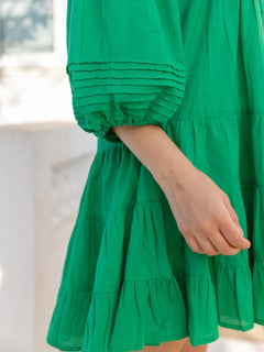 Lightweight cotton midi dress