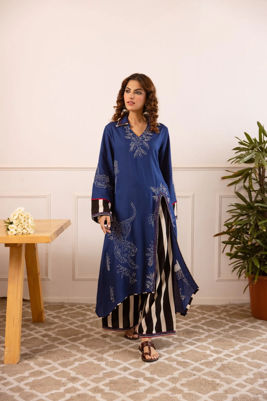 Elegant Printed Cotton Co-ord Set