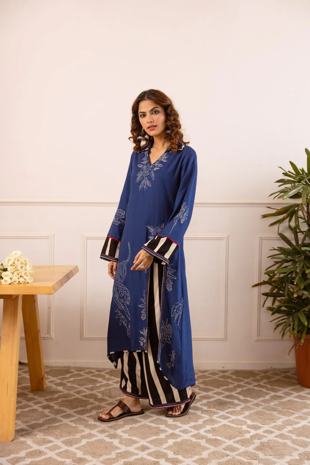 Elegant Printed Cotton Co-ord Set