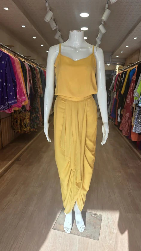 Pink Cutwork Kurta Dhoti Set
