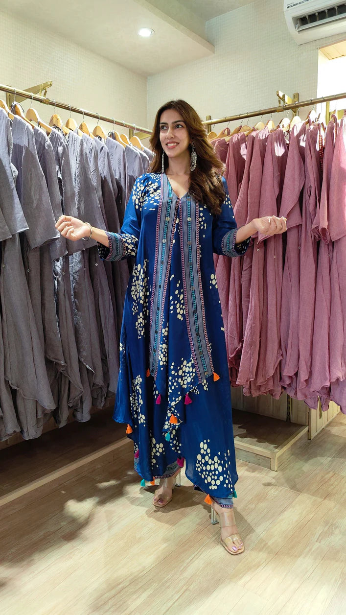 Blue Butterfly Coord Set