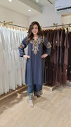 Kashmiri Paisley Embroidered Co-Ord Set