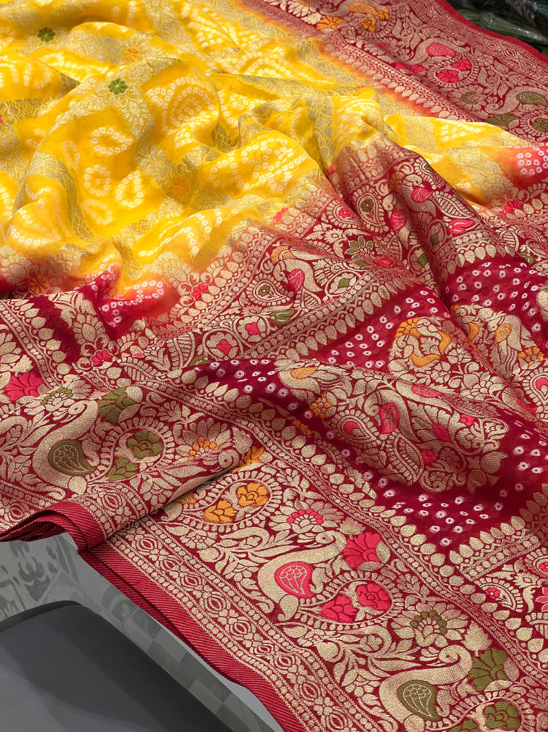 Rajasthani traditional saree