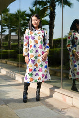Hooded maxi dress