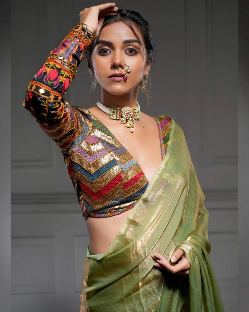 Bebaak Neela Georgette Black Blouse