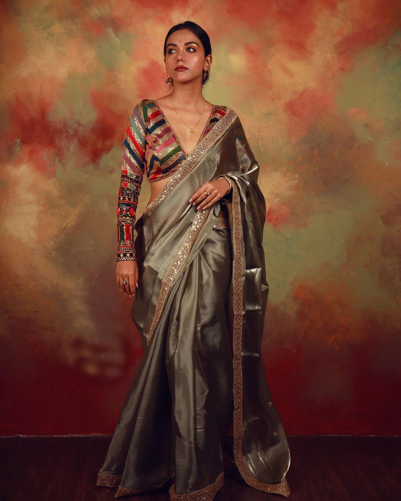 Bebaak Neela Georgette Black Blouse