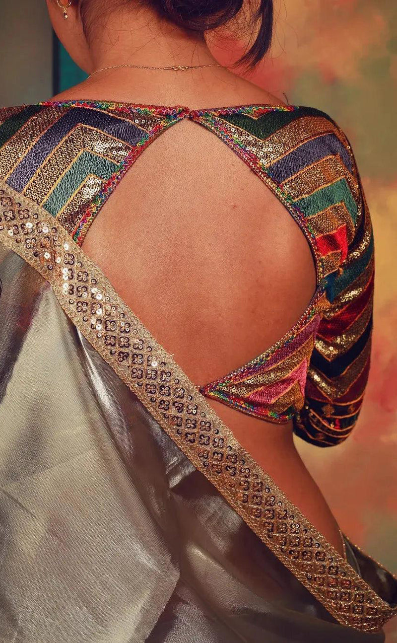 Bebaak Neela Georgette Black Blouse