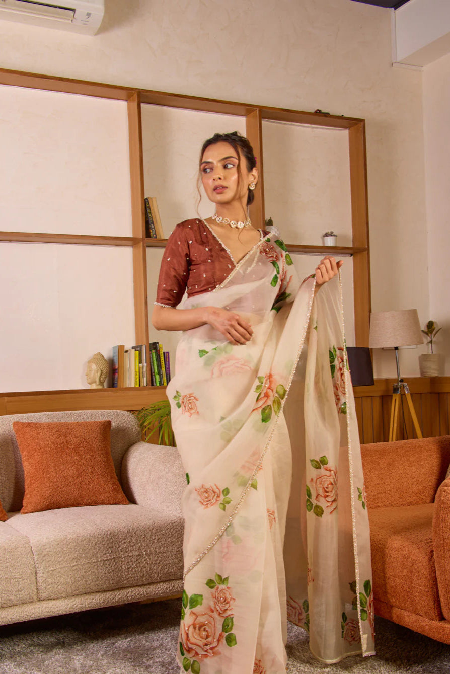 Pure silk saree for women